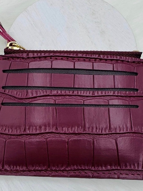 Handbags - Cute Small Burgundy Card Wallet